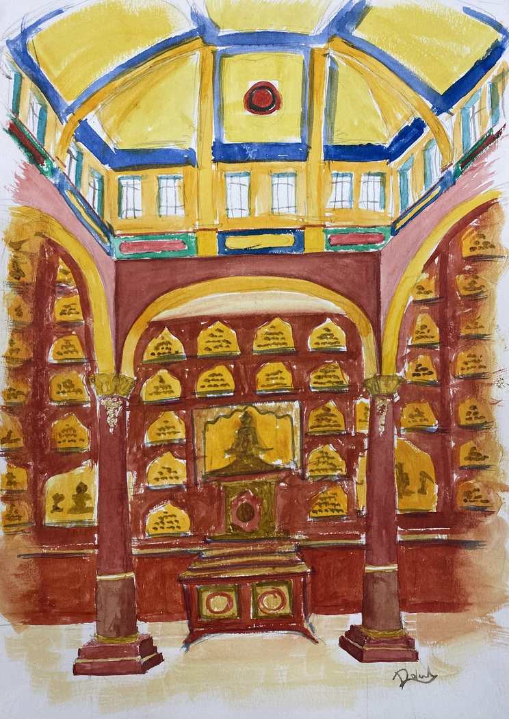 Kagyu Samye Dzongkha Buddhist Meditation Room