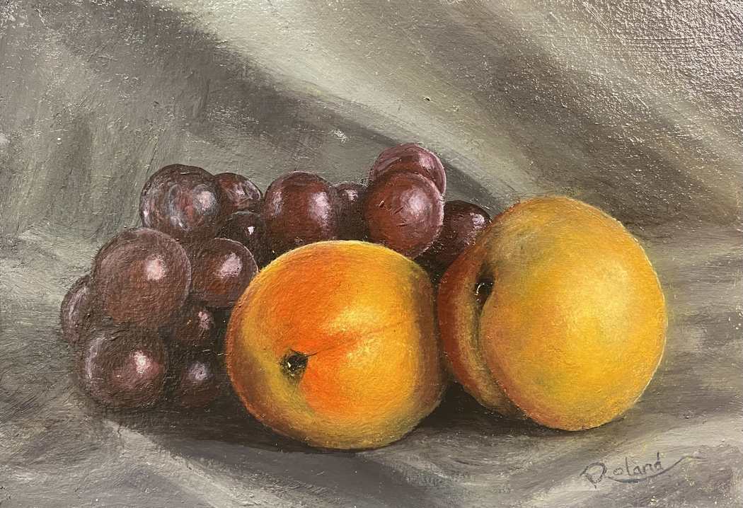 Apricots & grapes