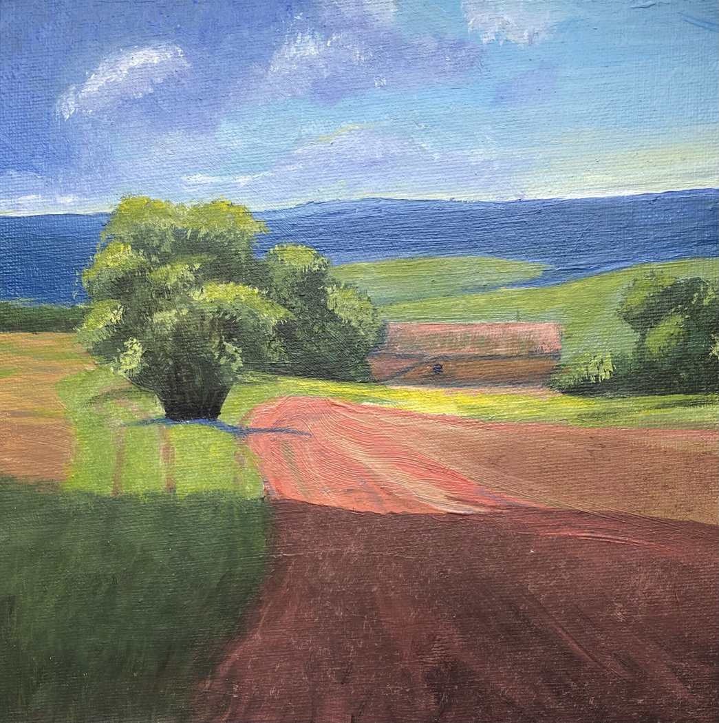 Landscape study of unknown artist