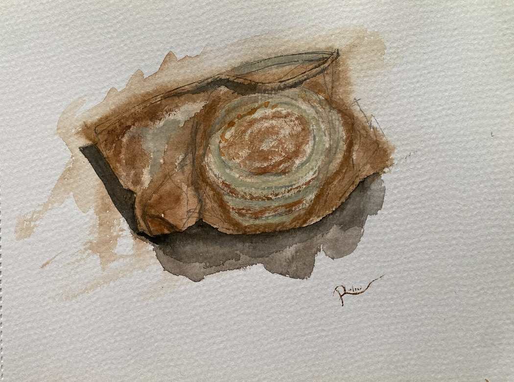 Rusty squashed can
